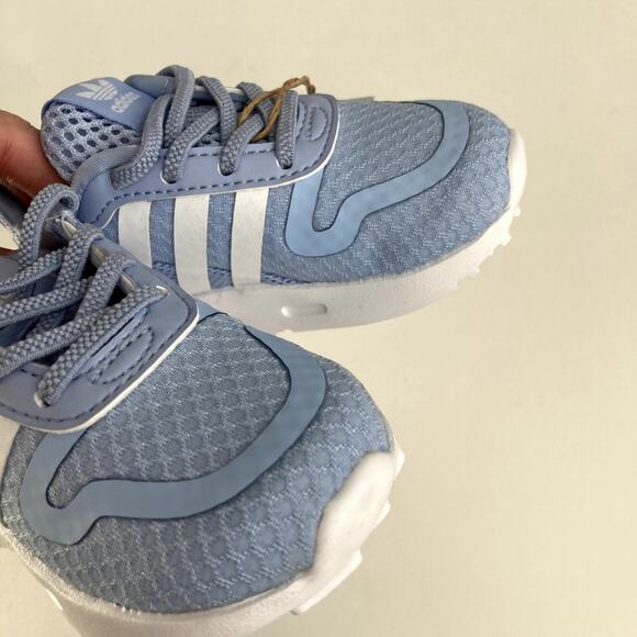 Adidas Originals NEW Multix Shoes - Blue Dawn Cloud White - 5 - Picture 6 of 6